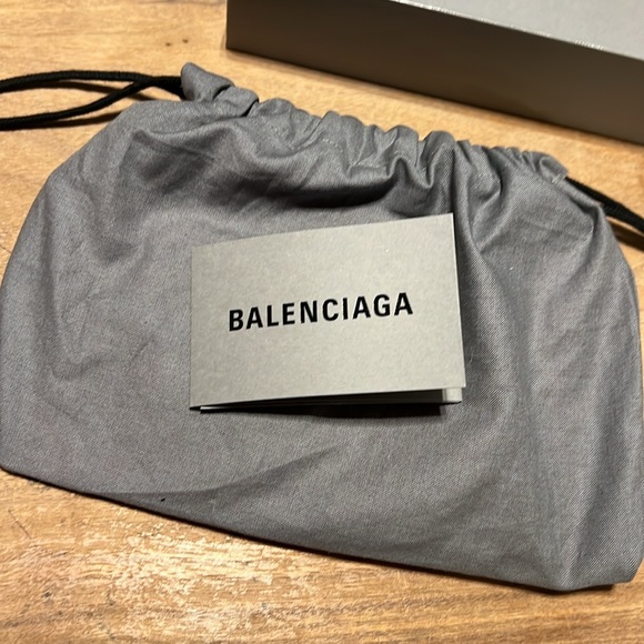 Authentic Balenciaga Passport/Phone and Card holder on lanyard - Neon Orange - Picture 10 of 13